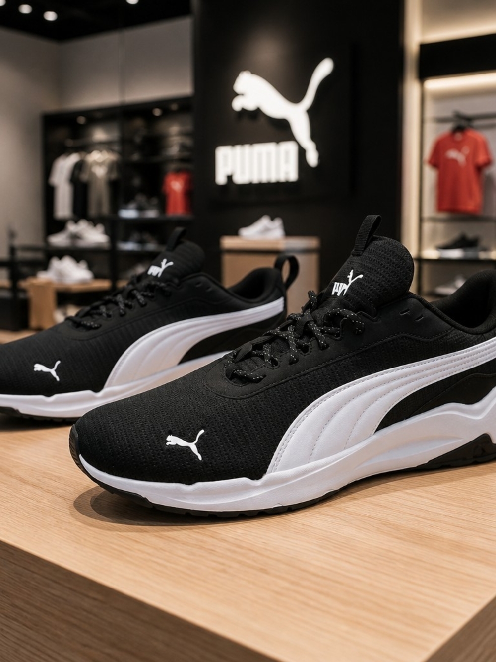 PUMA Zip C Shoes Running Shoes Black Sneakers Men's Size 11